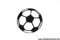 Glitter Soccer Ball Photo Booth Prop