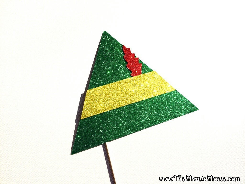 Christmas Photo Booth Props - GLITTER Elf Hat - Photobooth Props