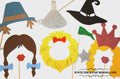 Wizard of Oz Photo Booth Props – Birthday Party Decorations