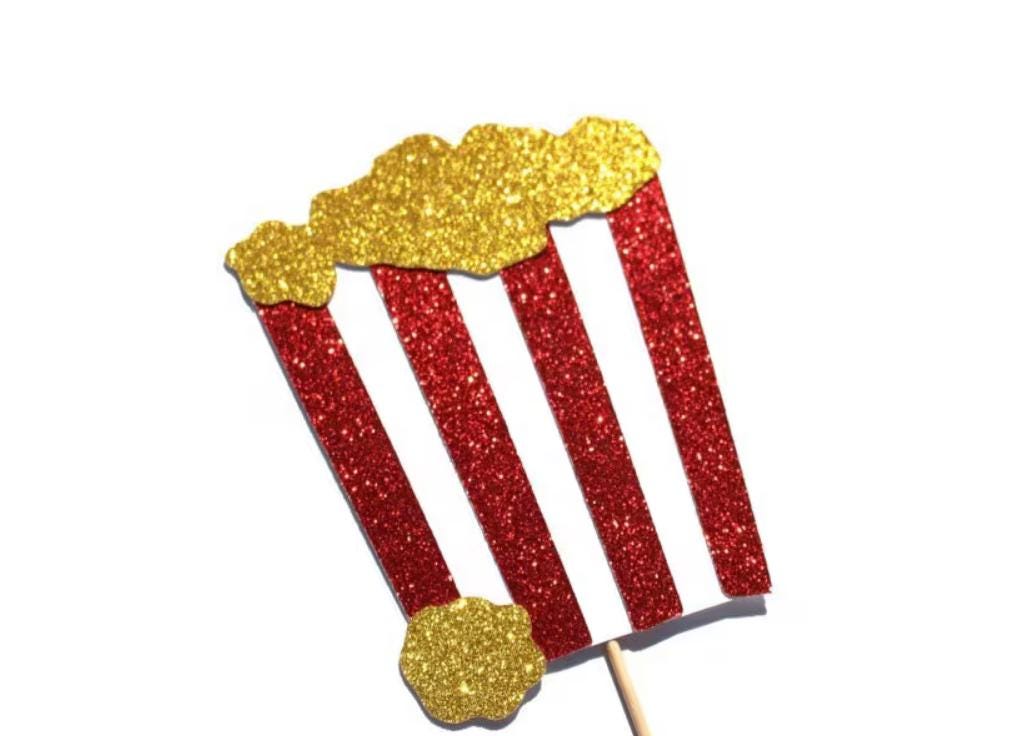 Glitter Popcorn Photo Booth Prop ~ Carnival Party Decor