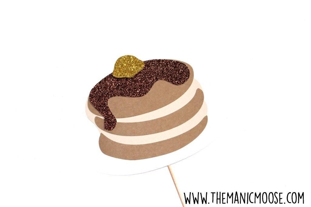 Photo Booth Props ~ Pancakes ~ Stack of Pancakes with Glitter ~ Breakfast Collection