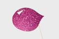 Photo Booth Props - GLITTER Bubblegum - Bubble Gum Bubble on a stick