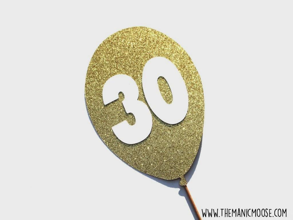 Birthday Party Photo Booth Props ~ 13 piece set ~ Rainbow ~ Glitter ~ You Choose Balloon Number