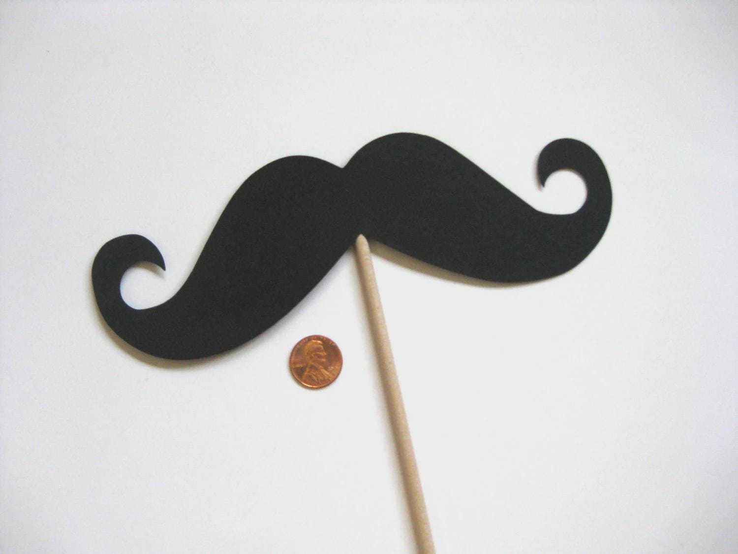 Giant Mustache Photo Booth Prop – Party Stache on a Stick