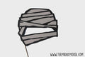 Mummy Mask Photo Booth Prop – Halloween Party Costume