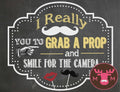 INSTANT DOWNLOAD - Photo Booth Sign - NEON Chalkboard Sign - Weddings, 80's Birthday