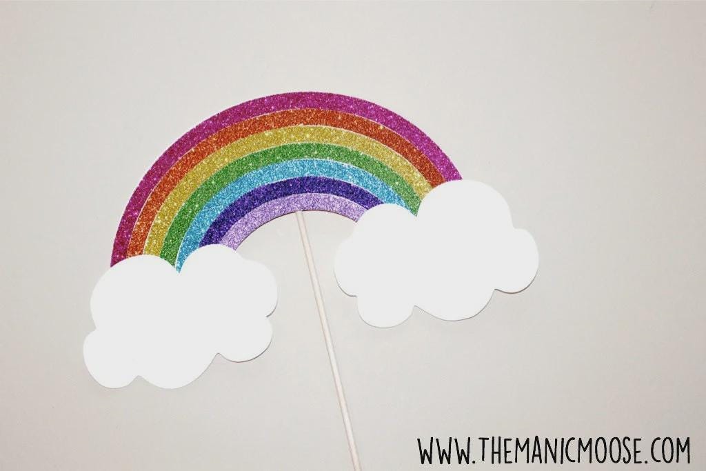 Magical Rainbow Photo Booth Prop