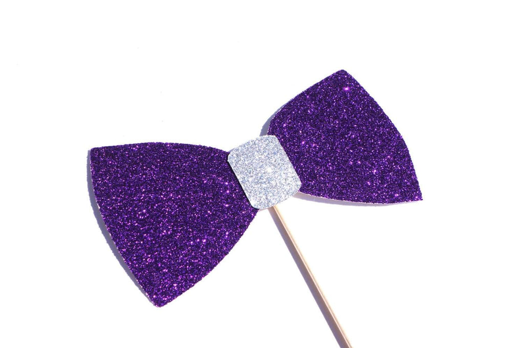 Glitter Bow Tie Photo Booth Prop - Party Decoration