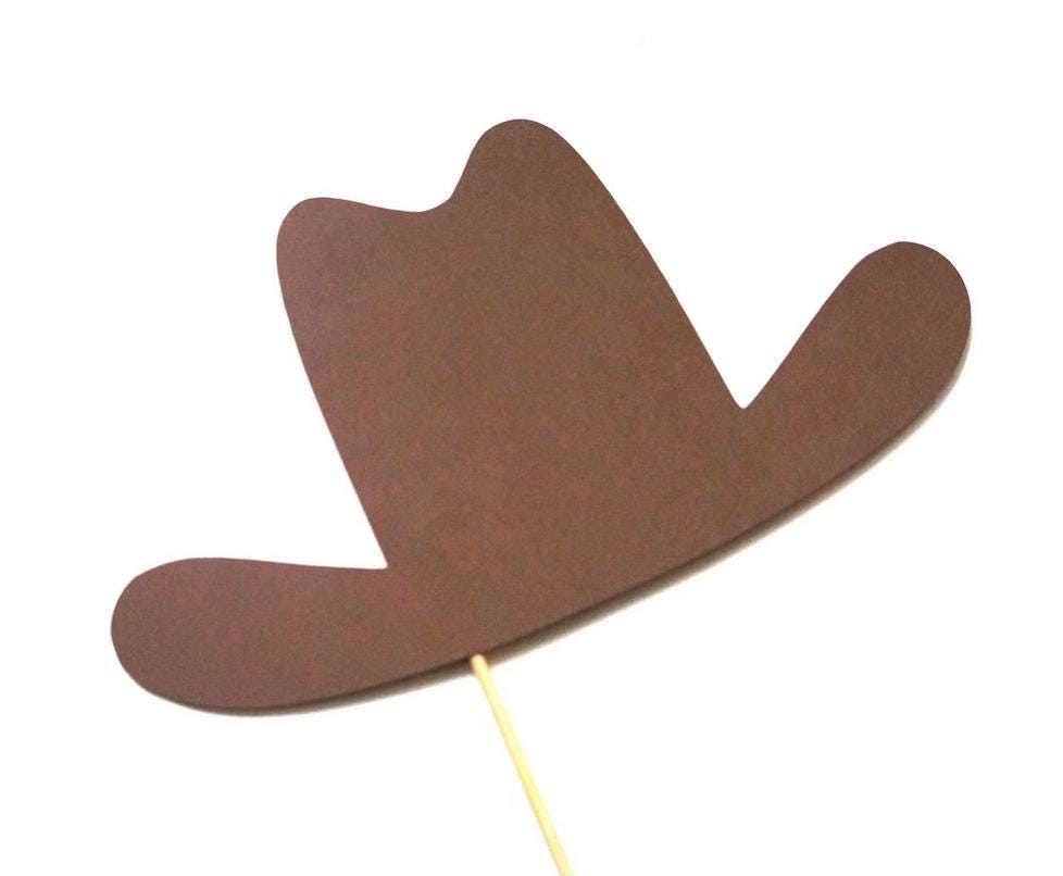 Photo Booth Props - Cowboy Hat Prop - Birthdays, Weddings, Parties - Photobooth Props