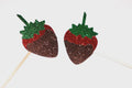 Chocolate Covered Strawberries - 2 piece prop set