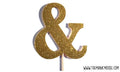 Wedding Props ~ Photo Booth Props ~ Ampersand Sign  ~ You Choose Glitter Color