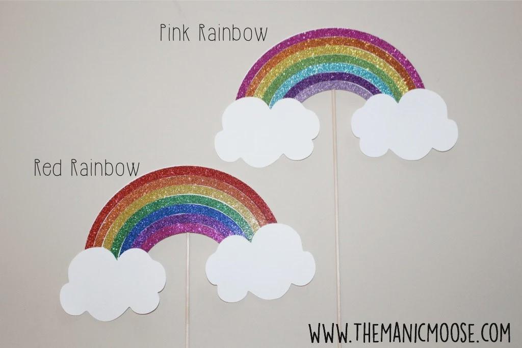 Magical Rainbow Photo Booth Prop