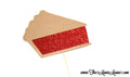Cherry Pie Slice Photo Booth Prop - Glitter Sweet Treats