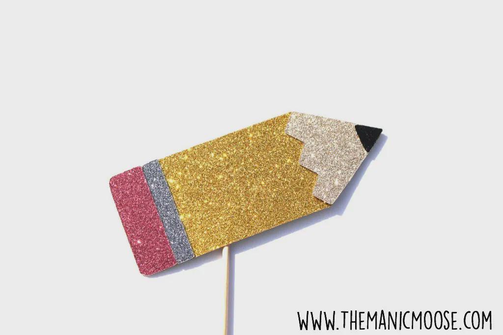 Glitter Pencil Photo Booth Prop