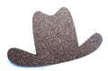 Photo Booth Props - BROWN GLITTER Cowboy Hat Prop - Birthdays, Weddings, Parties - Photobooth Props