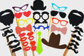 35 Piece Photo Booth Props - Weddings, Birthdays & Parties