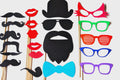 Fun Photo Booth Props - 21 piece prop set - Birthdays, Weddings, Parties - Photobooth Props